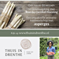 deel van de speciale flyer over het asperge seizoen